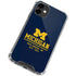 University of Michigan Ann Arbor Est 1817 iPhone 12 Clear Case