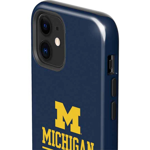 University of Michigan Ann Arbor Est 1817 iPhone 12 Impact Case