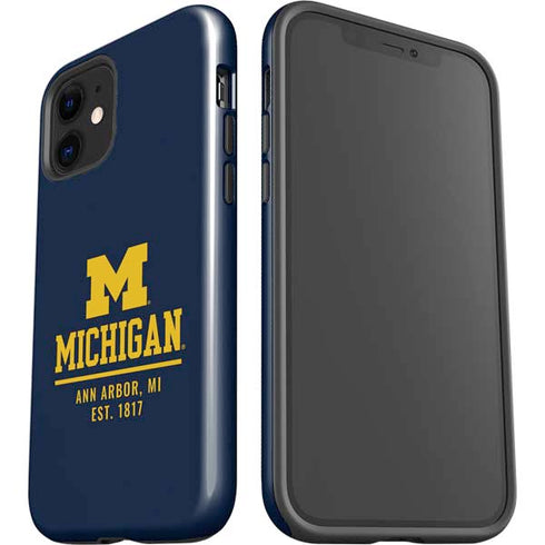 University of Michigan Ann Arbor Est 1817 iPhone 12 Impact Case