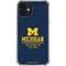 University of Michigan Ann Arbor Est 1817 iPhone 12 Mini Clear Case