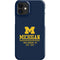 University of Michigan Ann Arbor Est 1817 iPhone 12 Mini Lite Case