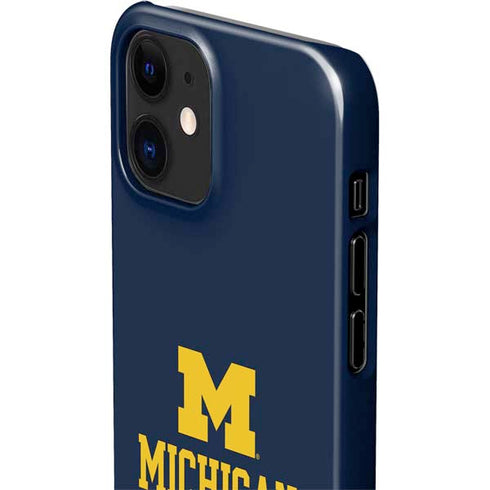 University of Michigan Ann Arbor Est 1817 iPhone 12 Mini Lite Case