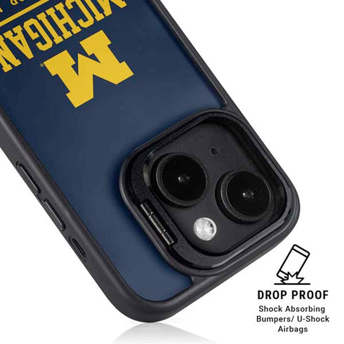 University of Michigan Ann Arbor Est 1817 iPhone 13 Kickstand Case