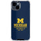 University of Michigan Ann Arbor Est 1817 iPhone 14 Plus Clear Case