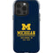 University of Michigan Ann Arbor Est 1817 iPhone 14 Pro Impact Case