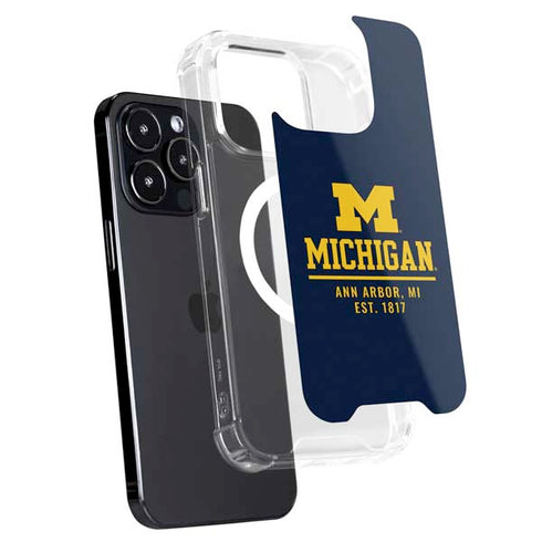 University of Michigan Ann Arbor Est 1817 iPhone 14 Pro MagSafe Case