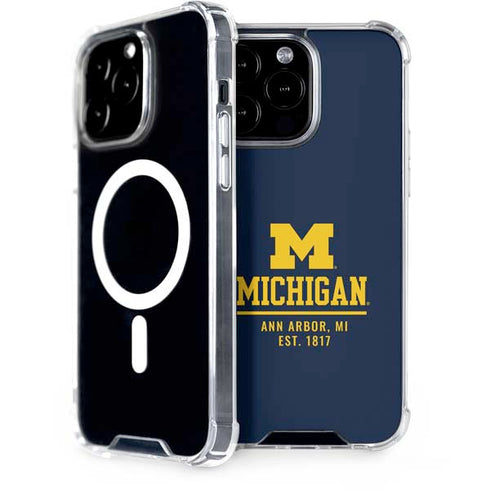 University of Michigan Ann Arbor Est 1817 iPhone 14 Pro Max MagSafe Case