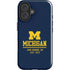 University of Michigan Ann Arbor Est 1817 iPhone 16 Impact Case