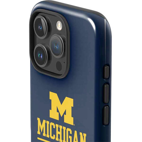University of Michigan Ann Arbor Est 1817 iPhone 16 Pro Impact Case
