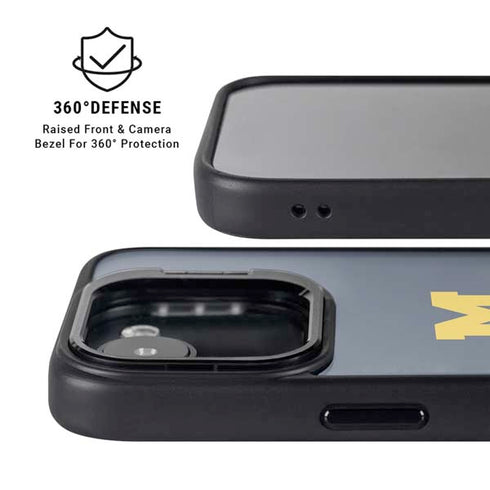 University of Michigan Ann Arbor Est 1817 iPhone 16e Kickstand Case