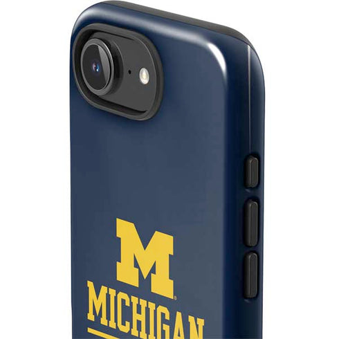 University of Michigan Ann Arbor Est 1817 iPhone 16e Impact Case