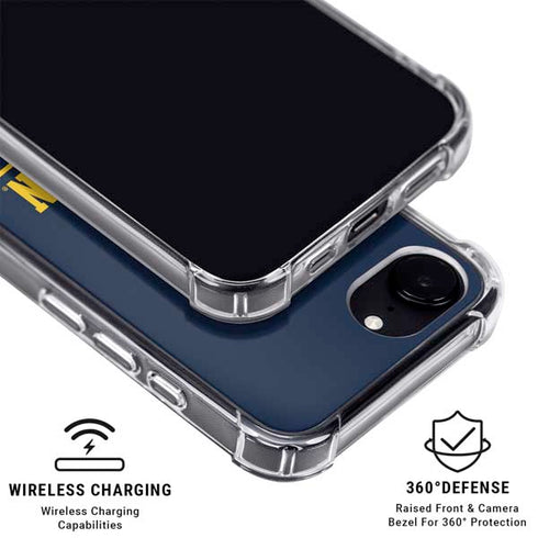 University of Michigan Ann Arbor Est 1817 iPhone 16e MagSafe Case