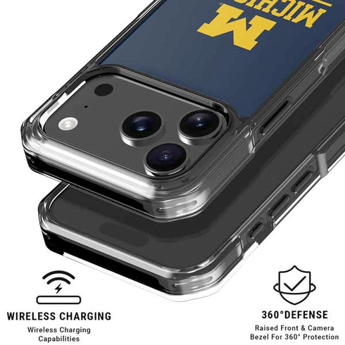 University of Michigan Ann Arbor Est 1817 iPhone 18 Pro Clear Case