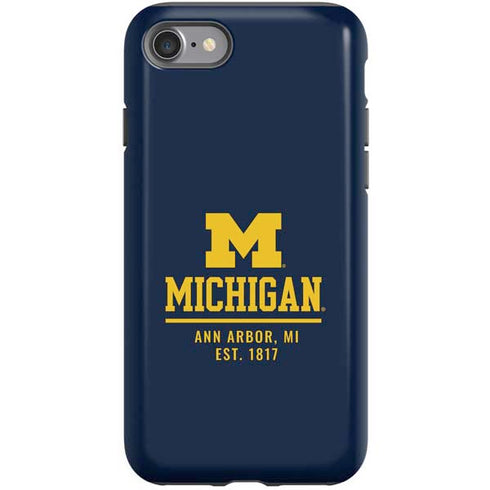 University of Michigan Ann Arbor Est 1817 iPhone SE (2nd & 3rd Gen) Pro Case