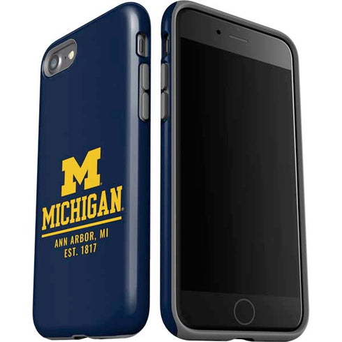 University of Michigan Ann Arbor Est 1817 iPhone SE (2nd & 3rd Gen) Pro Case