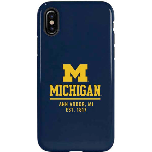 University of Michigan Ann Arbor Est 1817 iPhone XS Pro Case