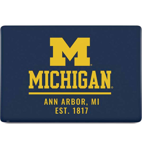 University of Michigan Ann Arbor Est 1817 MacBook Skins