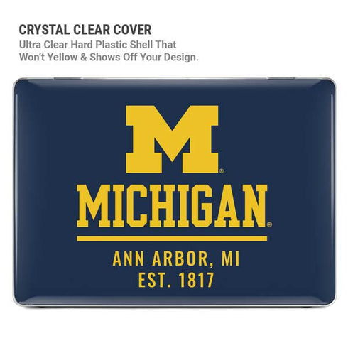 University of Michigan Ann Arbor Est 1817 MacBook Pro 16in (2019-20) Case plus Skin