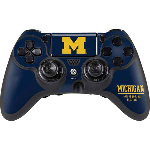 University of Michigan Ann Arbor Est 1817 PlayStation PS4 Skins