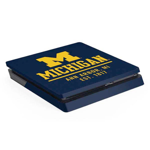 University of Michigan Ann Arbor Est 1817 PlayStation PS4 Skins