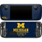 University of Michigan Ann Arbor Est 1817 Steam Deck Handheld Gaming Computer OLED Skin