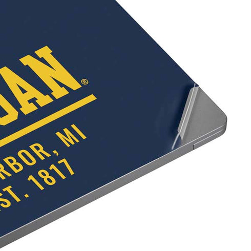 University of Michigan Ann Arbor Est 1817 Laptop Skins