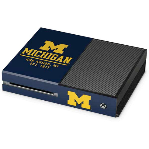 University of Michigan Ann Arbor Est 1817 Xbox One Skins
