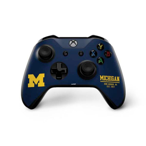 University of Michigan Ann Arbor Est 1817 Xbox One Skins