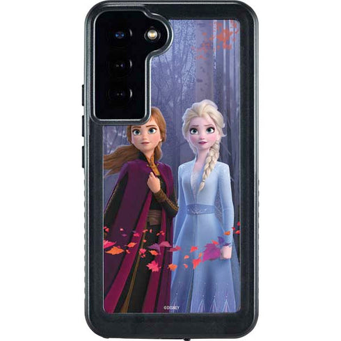 Disney Frozen II Anna and Elsa Galaxy S24 Plus Waterproof Case