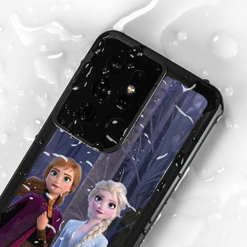 Disney Frozen II Anna and Elsa Galaxy S24 Ultra Waterproof Case