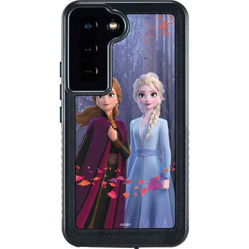 Disney Frozen II Anna and Elsa Galaxy S24 Waterproof Case