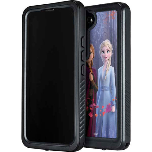Disney Frozen II Anna and Elsa Galaxy S24 Waterproof Case