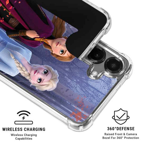 Disney Frozen II Anna and Elsa Galaxy S26 Plus Clear Case