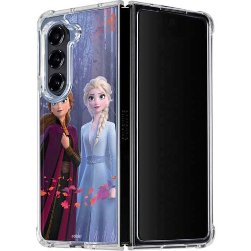 Disney Frozen II Anna and Elsa Galaxy Z Fold5 5G Clear Case