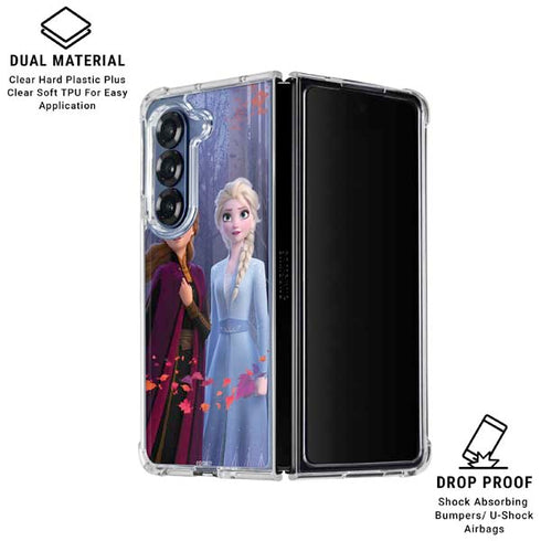 Disney Frozen II Anna and Elsa Galaxy Z Fold6 Clear Case