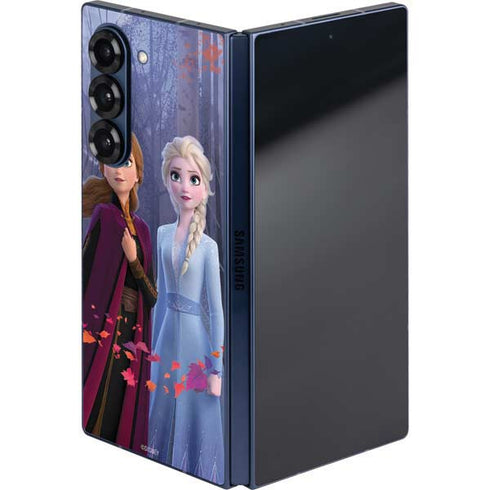Disney Frozen II Anna and Elsa Galaxy Z Fold6 Skin