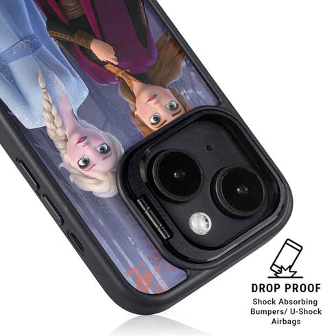 Disney Frozen II Anna and Elsa iPhone 14 Kickstand Case