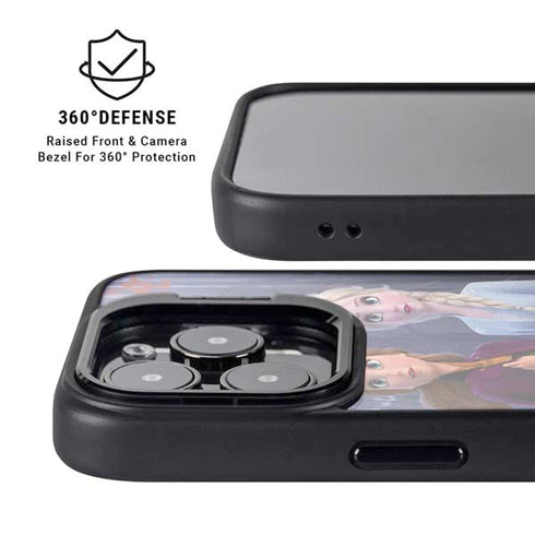 Disney Frozen II Anna and Elsa iPhone 14 Pro Kickstand Case