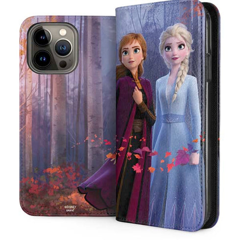 Disney Frozen II Anna and Elsa iPhone 15 Pro Max Folio Case