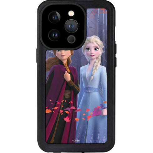 Disney Frozen II Anna and Elsa iPhone 15 Pro Waterproof Case