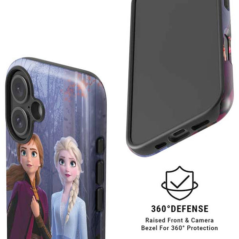 Disney Frozen II Anna and Elsa iPhone 16 Magsafe Impact Case