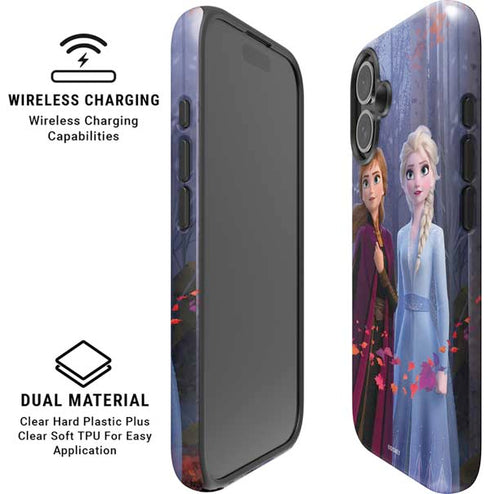 Disney Frozen II Anna and Elsa iPhone 16 Magsafe Impact Case