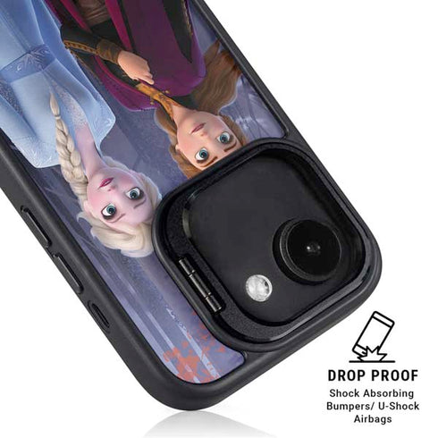 Disney Frozen II Anna and Elsa iPhone 16e Kickstand Case