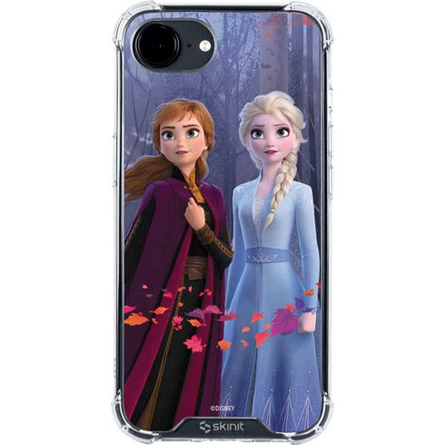 Disney Frozen II Anna and Elsa iPhone 16e Clear Case
