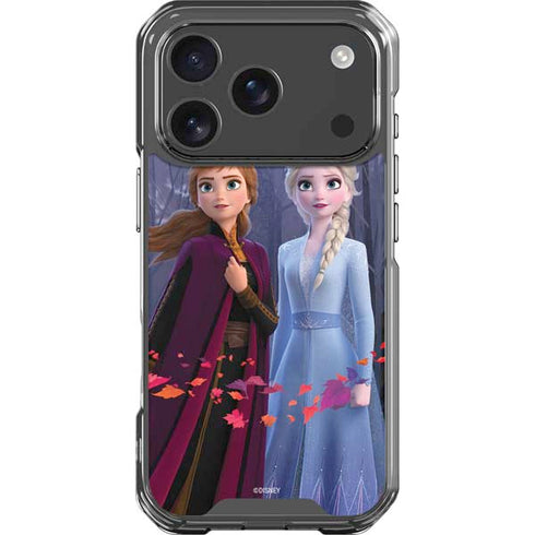 Disney Frozen II Anna and Elsa iPhone 17 Pro Clear Case