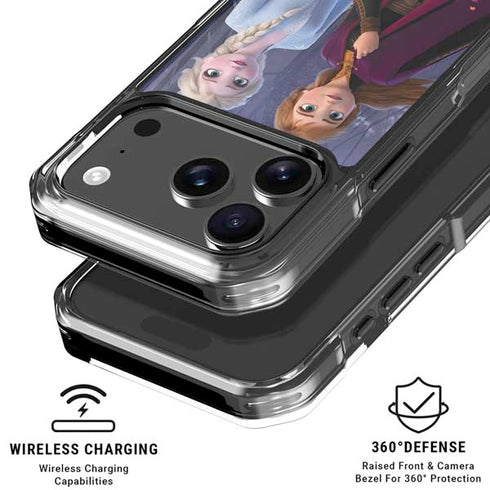 Disney Frozen II Anna and Elsa iPhone 17 Pro Clear Case
