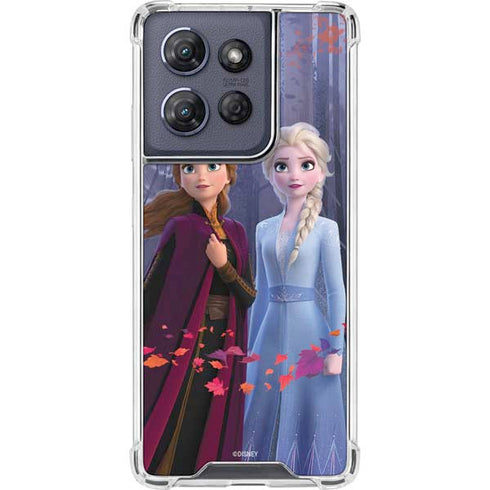 Disney Frozen II Anna and Elsa Moto G 5G (2025) Clear Case