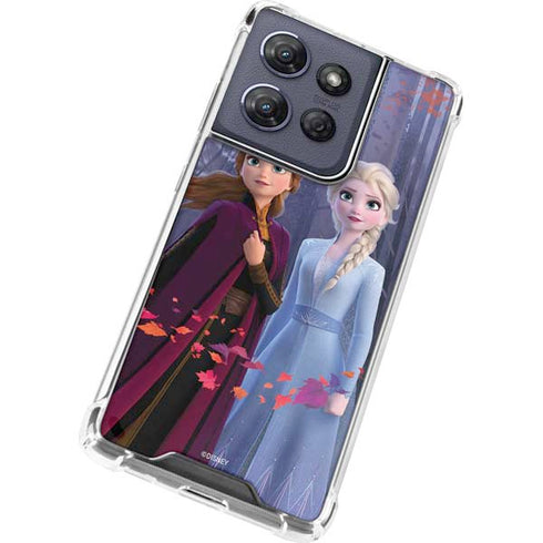 Disney Frozen II Anna and Elsa Moto G 5G (2025) Clear Case