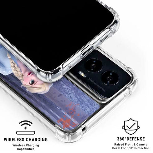 Disney Frozen II Anna and Elsa Moto G Power 5G (2024) Clear Case