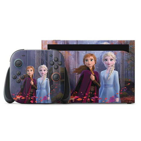 Disney Frozen II Anna and Elsa Nintendo Switch 2 (2025) with Joy-Con Skin